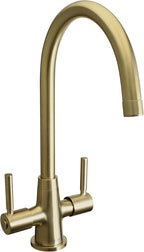 Bristan Monza Kitchen Tap Swivel Spout Two Lever