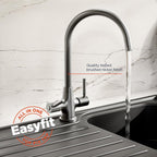 Bristan Monza Kitchen Tap Swivel Spout Two Lever
