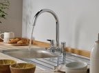 Bristan Quest Deck Sink Mixer with Ceramic Disc