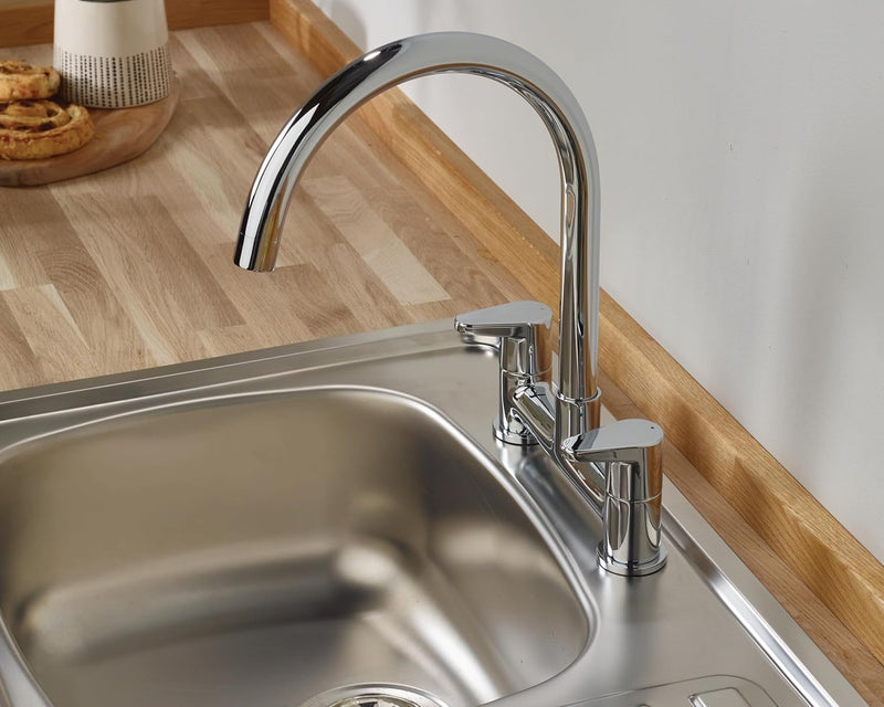 Quest Bridge Kitchen Tap Chrome Qst Dsm C