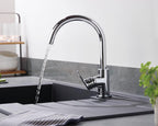 Bristan Raspberry Kitchen Tap Swivel Spout Single Lever