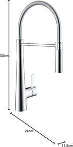 Bristan Sabre Pull Out Kitchen Mixer Tap