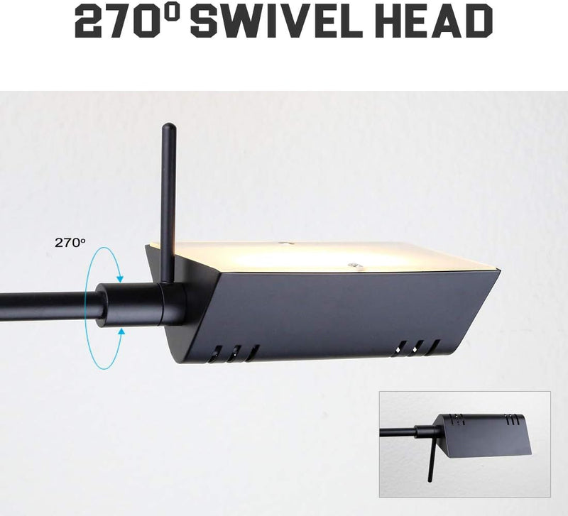 Brook Adjustable Dimmable LED Pharmacy Floor Lamp