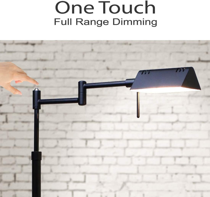 Brook Adjustable Dimmable LED Pharmacy Floor Lamp