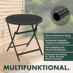 Brubaker Milano Garden Folding Table