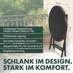 Brubaker Milano Garden Folding Table