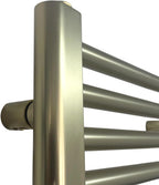 Brushed Brass Heated Towel Rail 500MM