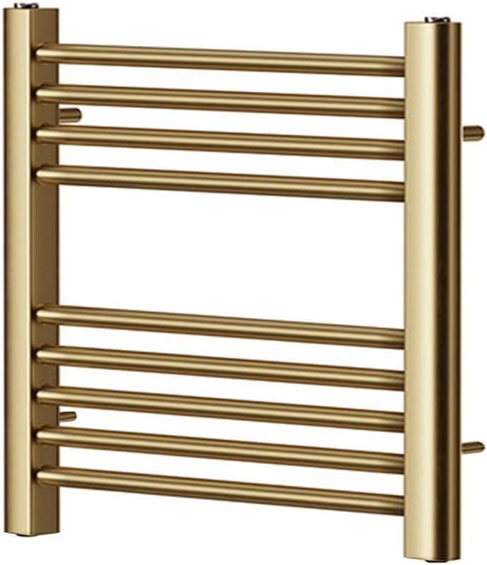 Brushed Brass Heated Towel Rail 500MM