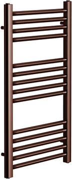 Brushed Bronze Heated Towel Rail 400MM