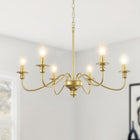 6 Lights Gold