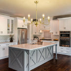 Brushed Nickel Chandelier Ceiling Lights 6 Modern Dining