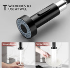 Brushed Stainless Kitchen Tap Swivel Sink Taps