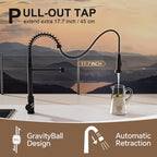 Brushed Stainless Kitchen Tap Swivel Sink Taps