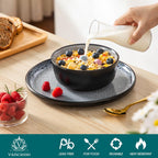 Bubble Stoneware Dinner Set for 4 Reactive Glaze (12 Piece)