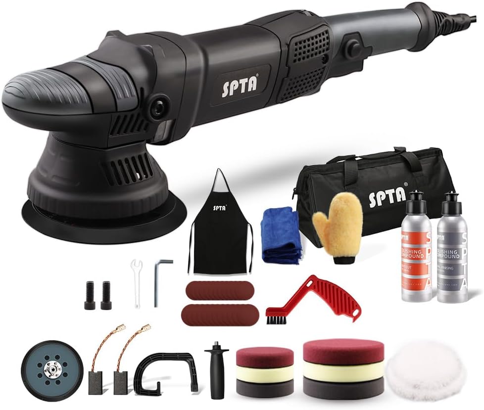 Buffer Polisher 5-Inch 125MM Dual Action Random Orbital