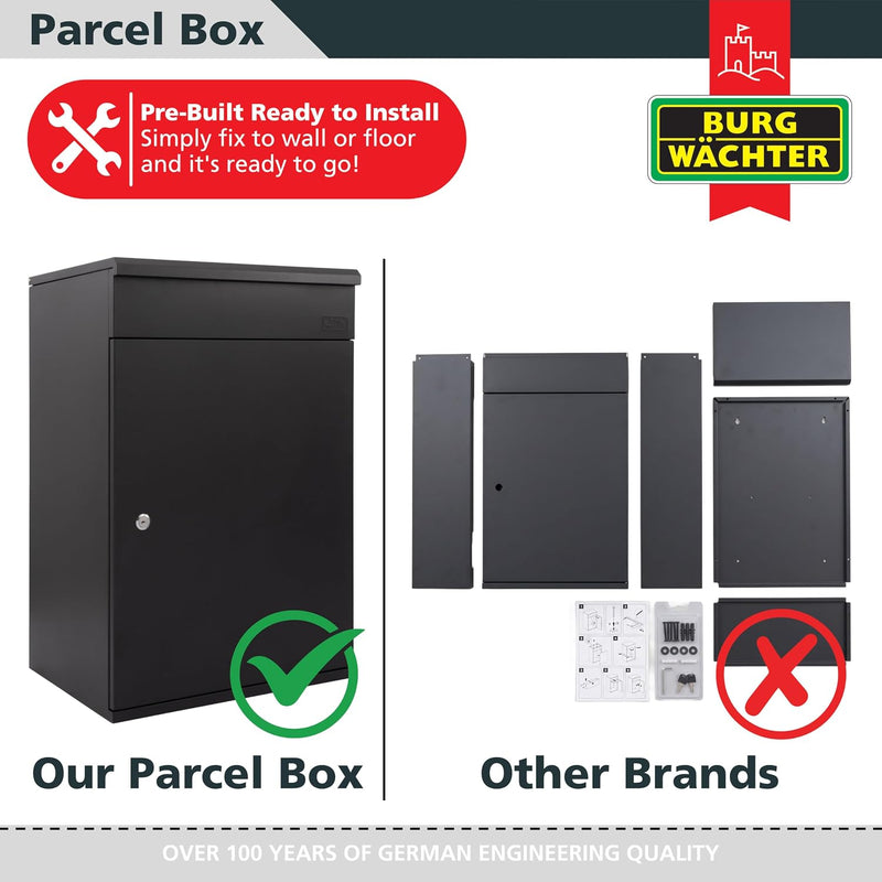 Burg Wachter Outdoor Wall Mounted Large Secure Parcel