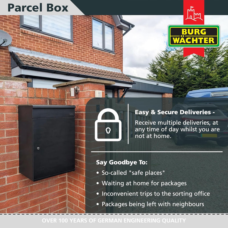 Burg Wachter Outdoor Wall Mounted Large Secure Parcel