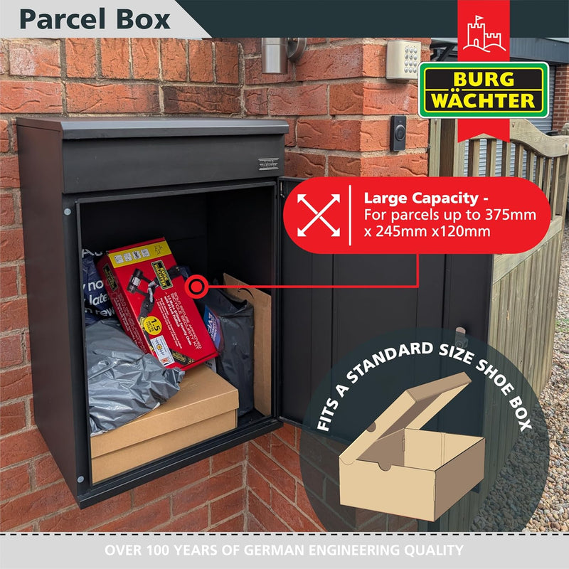 Burg Wachter Outdoor Wall Mounted Large Secure Parcel