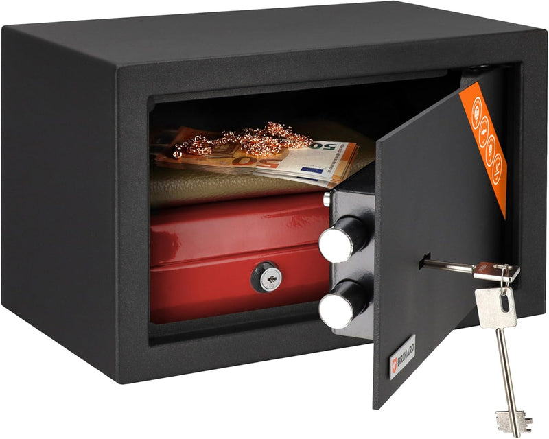 Business Xl Key Lock Safe with Fireproof