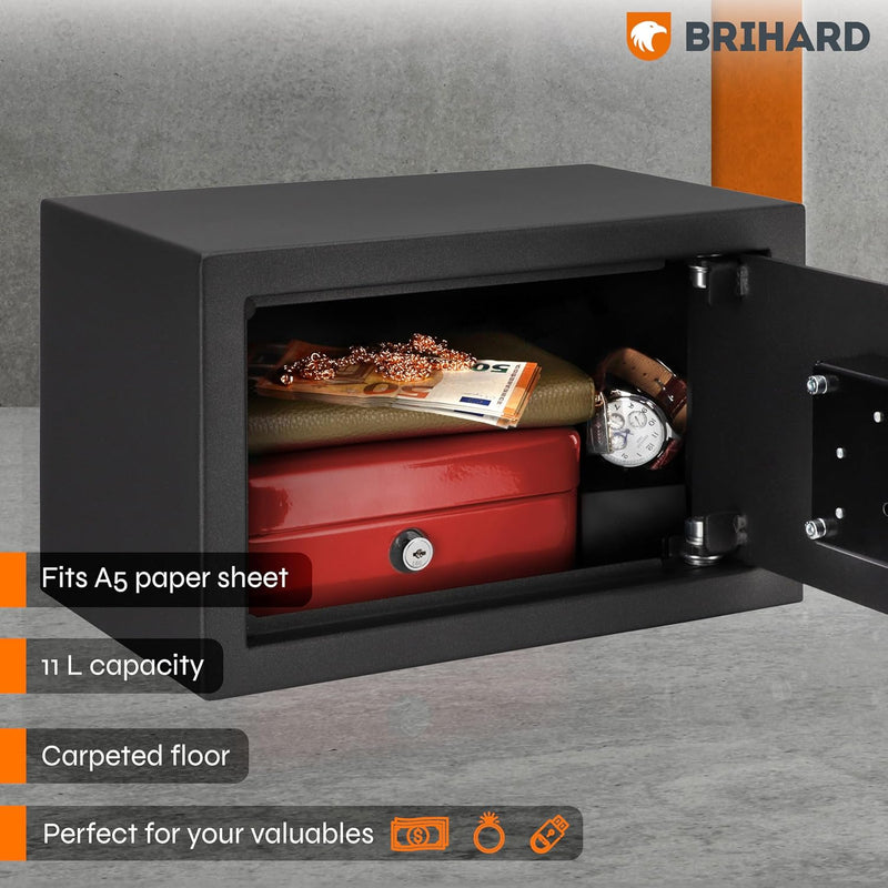 Business Xl Key Lock Safe with Fireproof