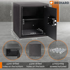 Business Xl Key Lock Safe with Fireproof
