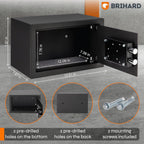 Business Xl Key Lock Safe with Fireproof