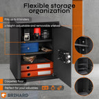 Business Xl Key Lock Safe with Fireproof