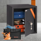 Business Xl Key Lock Safe with Fireproof