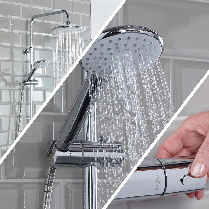 Buzz Diverter Bar Thermostatic Mixer Shower