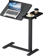 Bzium Overbed Bedside Table with Hidden Wheels Adjustable