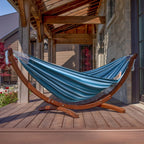 C8spct-00 Double Cotton Hammock with Solid Pine Arc