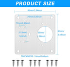 Cabinet Hinge Repair Plate Stainless Steel Kitchen Brackets