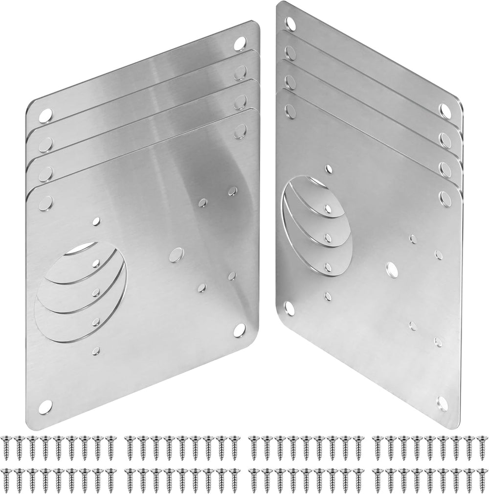 Cabinet Hinge Repair Plate Stainless Steel Kitchen Brackets