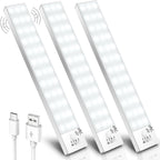 Cabinet Kitchen Lights 2000mah Cupboard Motion Sensor (2 Pack)