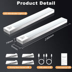 Cabinet Kitchen Lights 2000mah Cupboard Motion Sensor (2 Pack)