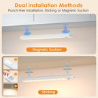 Cabinet Kitchen Lights 2000mah Cupboard Motion Sensor (2 Pack)