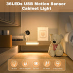 Cabinet Kitchen Lights 2000mah Cupboard Motion Sensor (2 Pack)