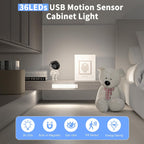 Cabinet Kitchen Lights 2000mah Cupboard Motion Sensor (2 Pack)
