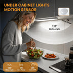 Cabinet Kitchen Lights 2000mah Cupboard Motion Sensor (2 Pack)