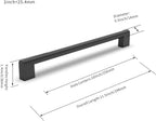Cabinet Pulls Hardware Drawer Handles Stainless Steel Kitchen (10 Pack)