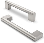 Cabinet Pulls Hardware Drawer Handles Stainless Steel Kitchen (10 Pack)