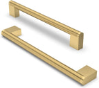 Cabinet Pulls Hardware Drawer Handles Stainless Steel Kitchen (10 Pack)