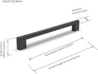 Cabinet Pulls Hardware Drawer Handles Stainless Steel Kitchen (10 Pack)