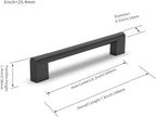 Cabinet Pulls Hardware Drawer Handles Stainless Steel Kitchen (10 Pack)