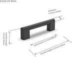 Cabinet Pulls Hardware Drawer Handles Stainless Steel Kitchen (10 Pack)