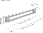 Cabinet Pulls Hardware Drawer Handles Stainless Steel Kitchen (10 Pack)