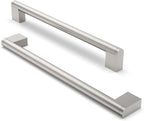 Cabinet Pulls Hardware Drawer Handles Stainless Steel Kitchen (10 Pack)