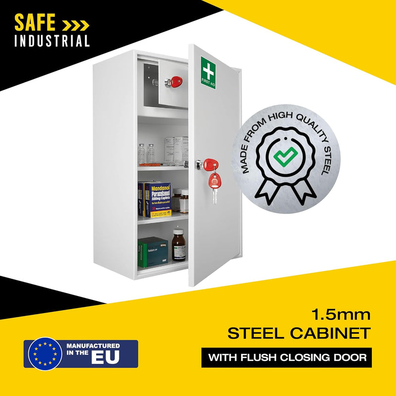 Cabinet Wall Mountable Medication Key Lock Safe