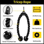 Cable Machine Attachment Set Multi-Functional Gym Attachments