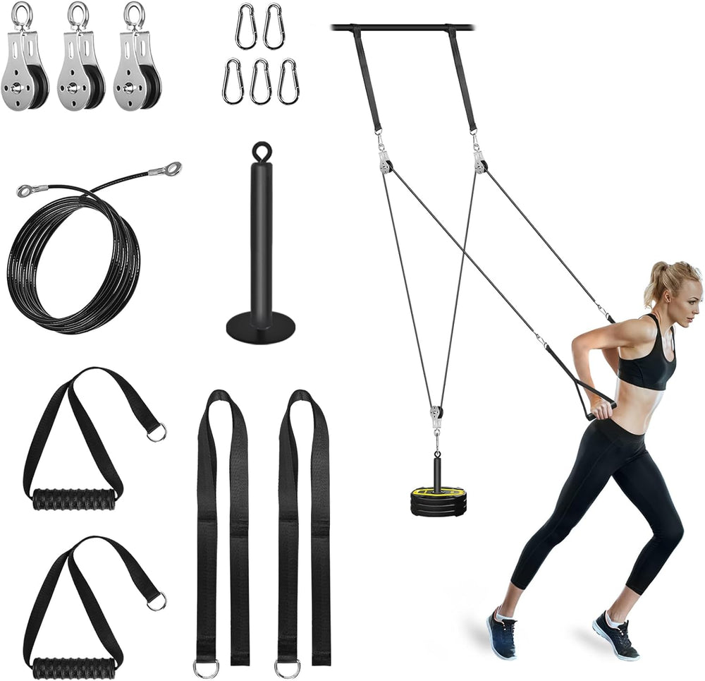 Cable Pulley System Home Gym Weight Fitness Machine